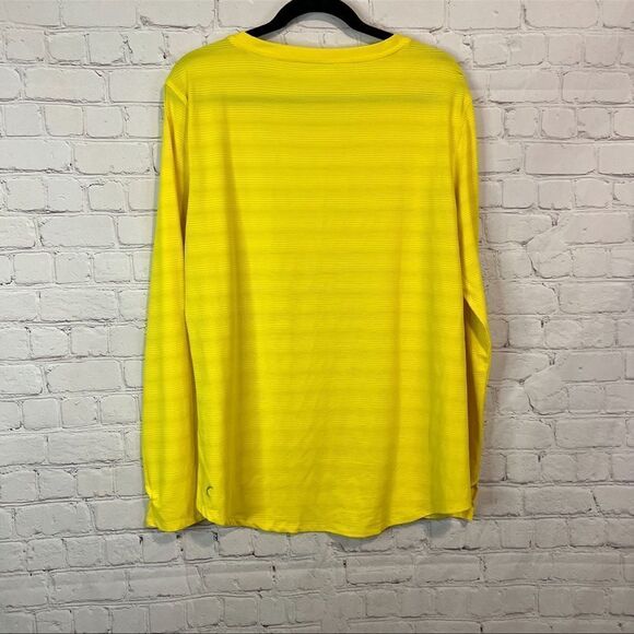 Zyia Yellow Subtle Stripe Long Sleeve size xxl - Picture 4 of 7